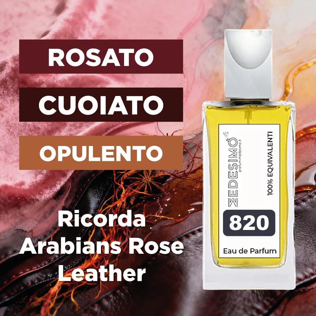 MEDESIMO 820 Ricorda Arabians Rose Leather di Montale - Unisex